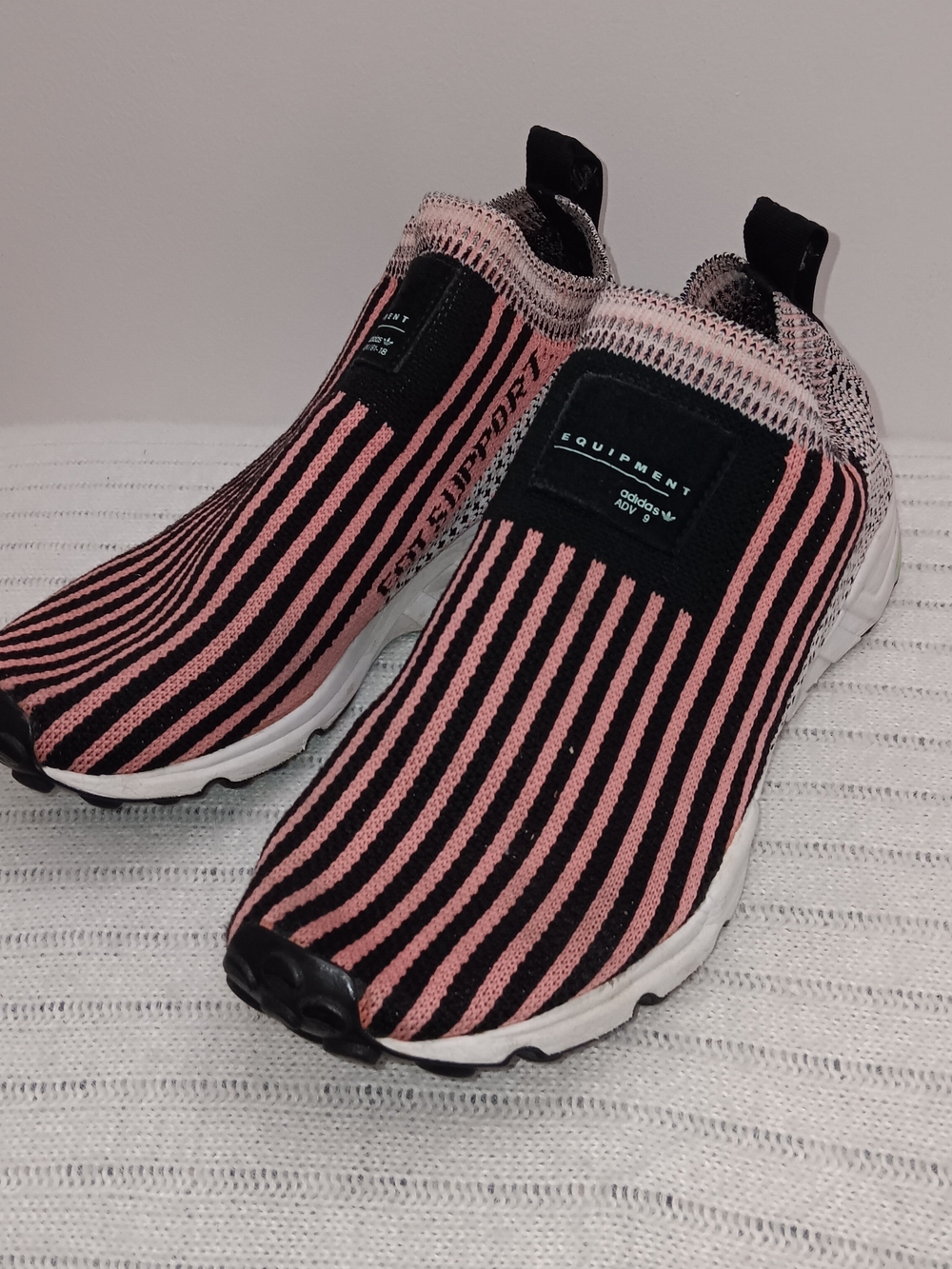 Adidas Women's Equipment Slip-On Sneakers - Pink & Black
